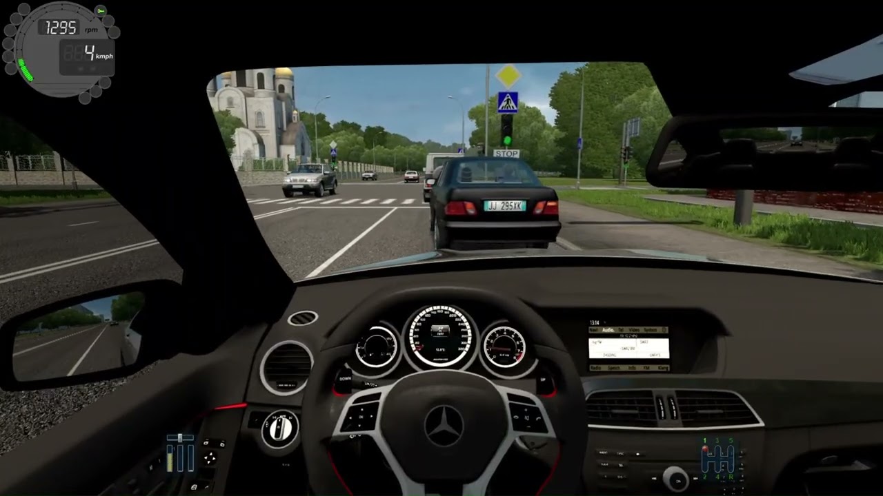 City Car Driving - Mercedes C-Klasse AMG | Fast Driving
