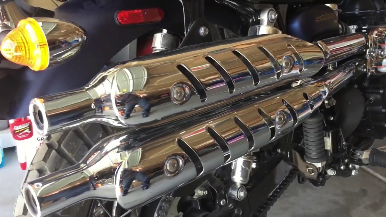 2016 Triumph Scrambler Exhaust 