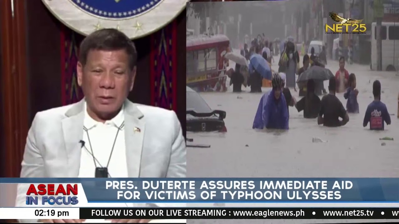 Президент Дутерте заверил в оказании немедленной помощи пострадавшим от тайфуна &laquo;Улисс&raquo;