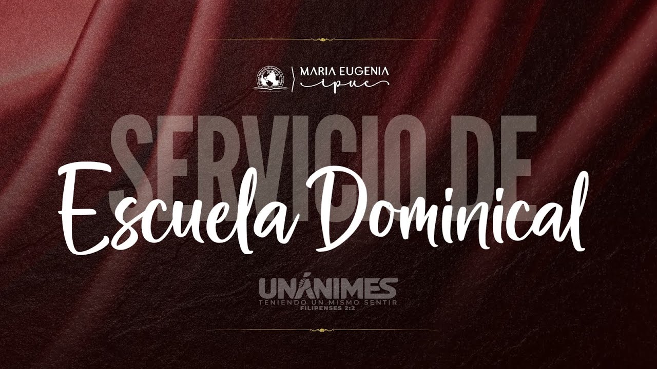 🔵Escuela Dominical  | Domingo 15 de marzo de 2026 | ¡𝑺𝒊𝒏𝒕𝒐𝒏𝒊𝒛𝒂 𝒚 𝑪𝒐𝒎𝒑𝒂𝒓𝒕𝒆!