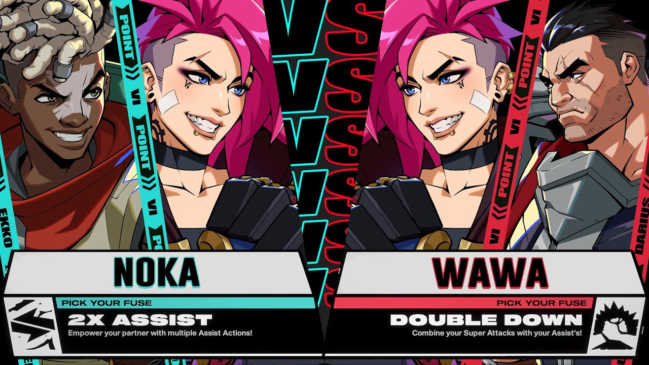Noka (VI / Ekko) vs WaWa (VI / Darius) - 2XKO