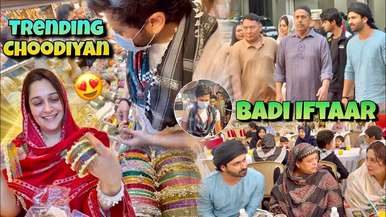 Badi Iftaar| Dipi Ke Liye Trending choodiyaan 😍 |Mohammad Ali Road | Ramadan Vlog