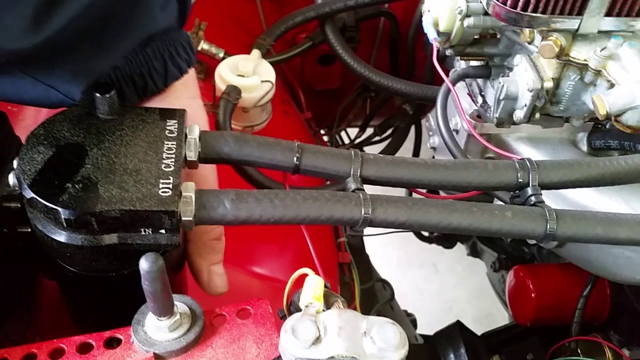 Oil catch can after 1000 miles