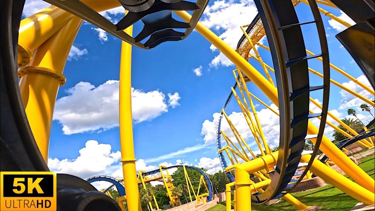 Montu POV 5K BACKWARDS Busch Gardens Tampa Bay, FL