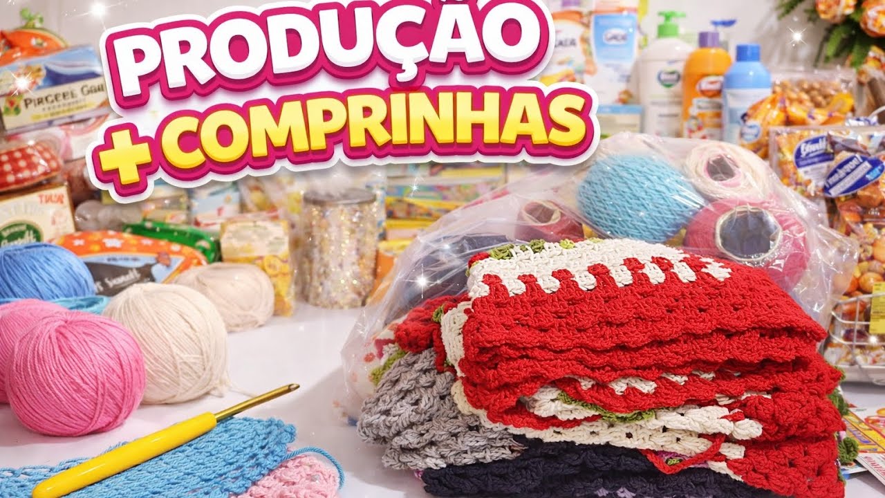 Produção+ comprinhas de barbantes 