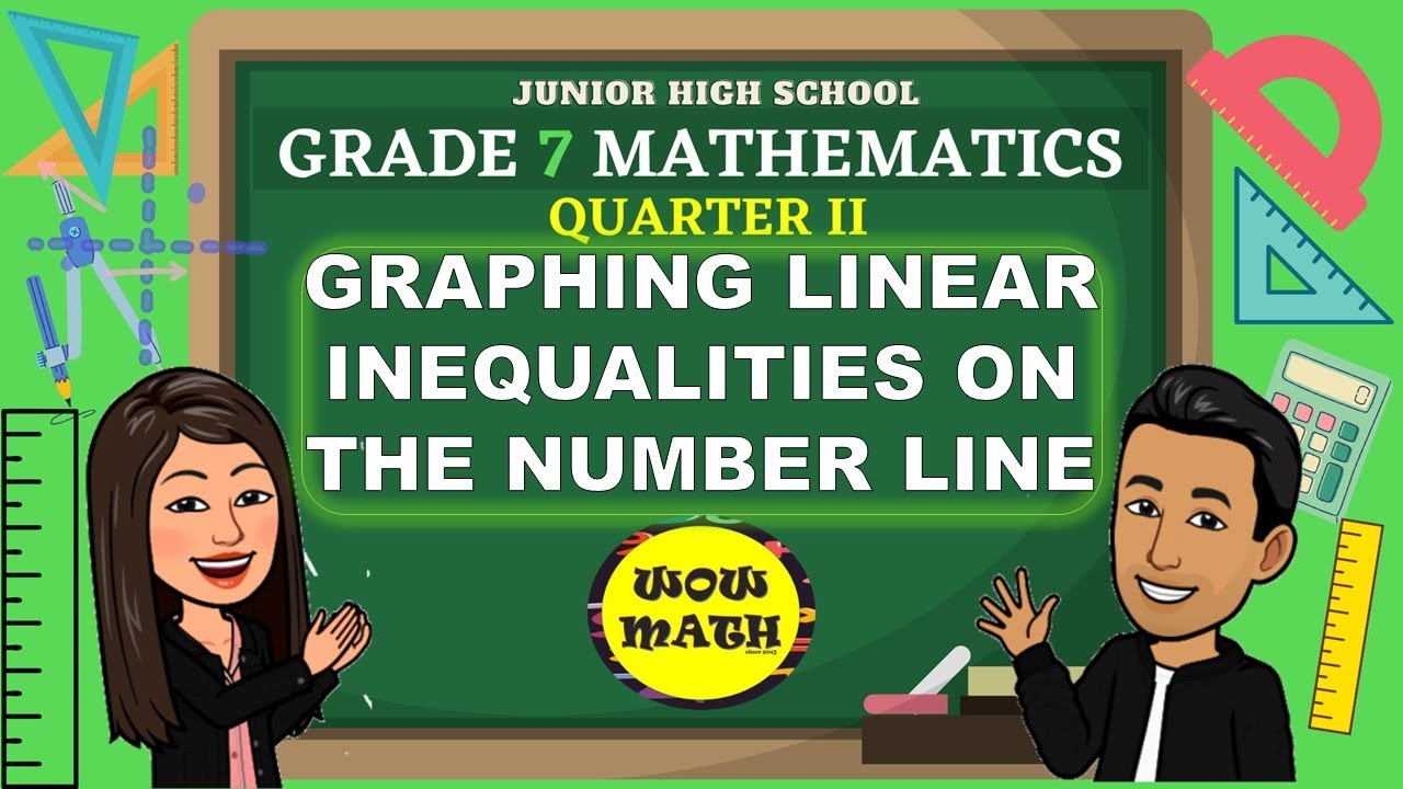 GRAPHING LINEAR INEQUALITIES ON THE NUMBER LINE || GRADE 7 MATHEMATICS Q2