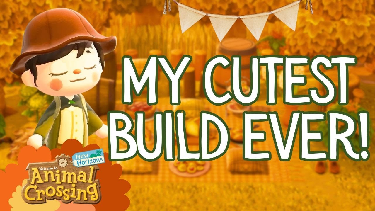 Устроим осенний пикник | Быстрая постройка в Animal Crossing