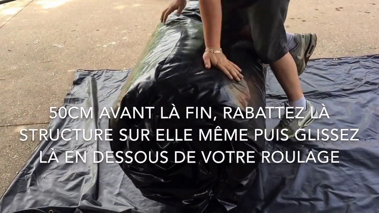 Repliage d'une structure gonflable AIRTOY