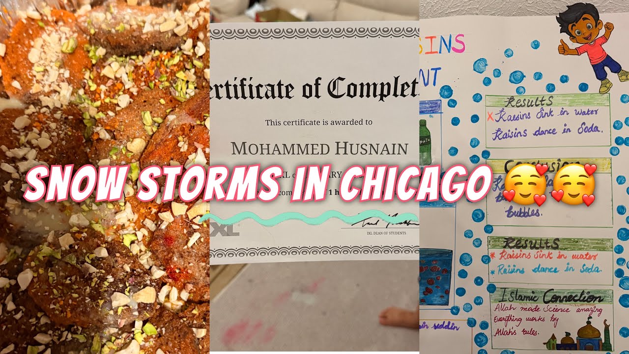 #snow ❄️ in Chicago USA 🇺🇸 Husnain and Saad in USA 