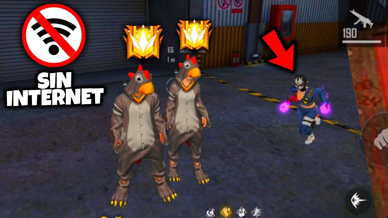 MI MAMÁ Y YO NOS *HACEMOS PASAR SIN INTERNET* CON EL NUEVO DINO!! 😱 FREE FIRE