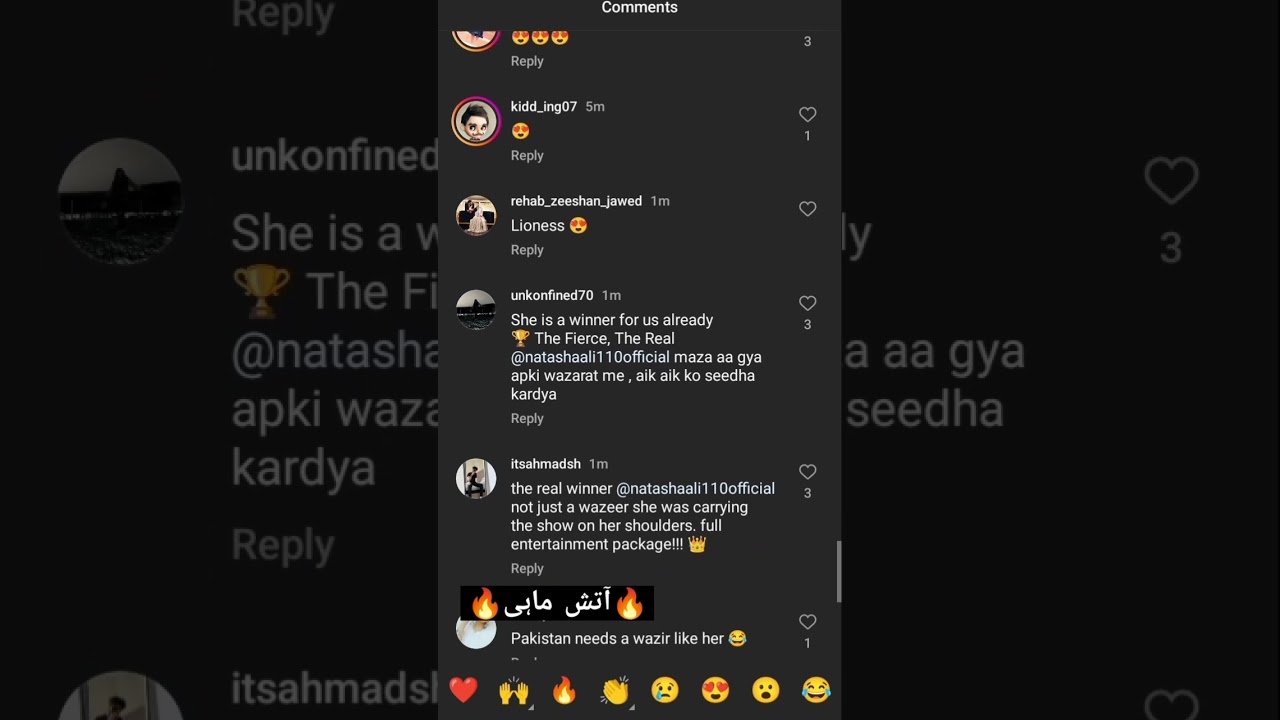 natasha rocked everyone shocked🦁BRING BACK NATASHAWE LOVE NATASHA#NatashaAli #bringbacknatasha