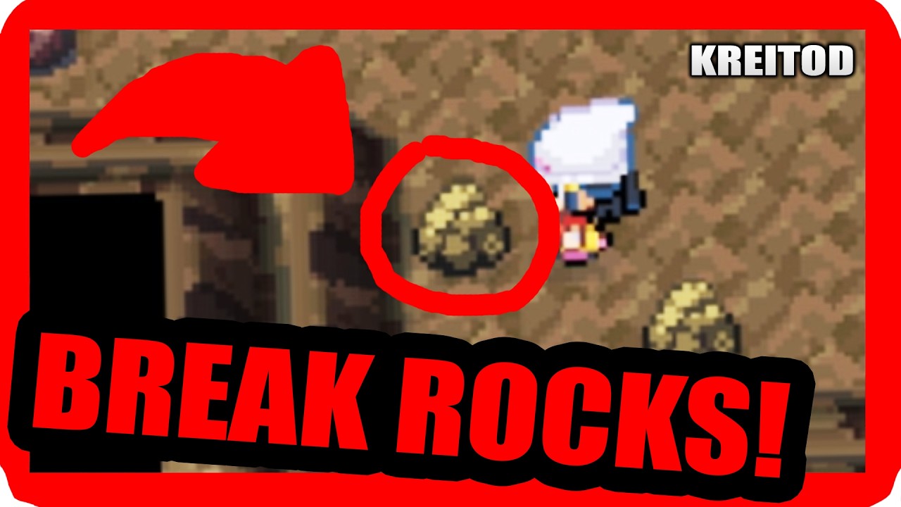 🪨 HOW to BREAK ROCKS in POK&Eacute;MON DIAMOND, PEARL & PLATINUM! (HM ROCK SMASH)