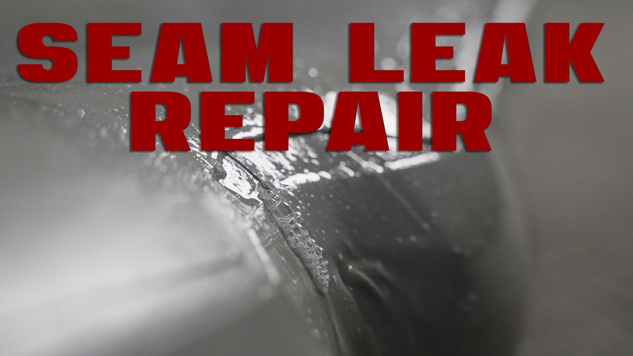 How to fix a seam leak in a fishing raft | Flycraft repair guide