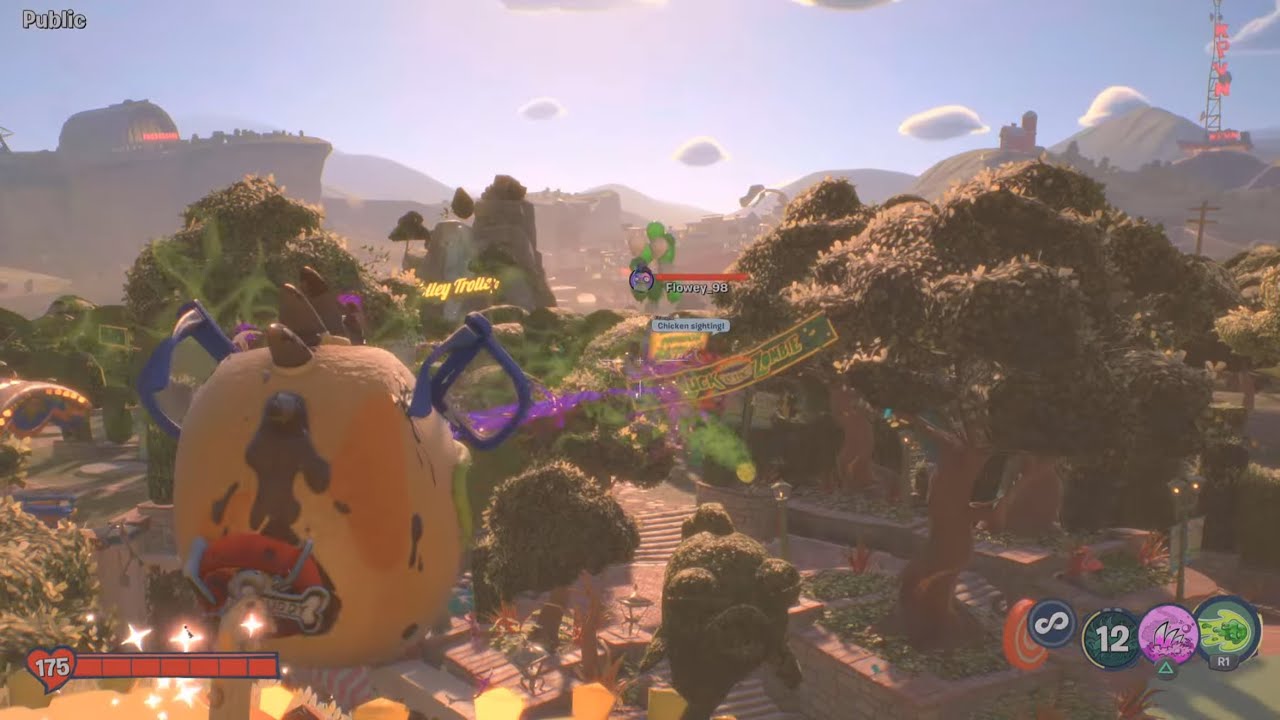 Flowey_98 & stodgy-comet53 Slapped Once Again Plants vs.Zombies:Battle for Neighborville Giddy Park 