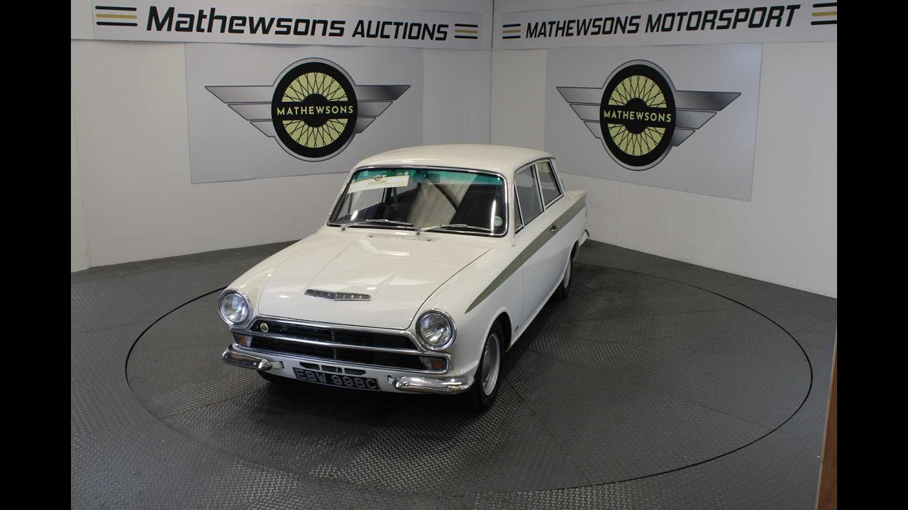 FORD CORTINA MK1 LOTUS 1965 ГОДА | Mathewsons Classic Cars | Аукцион: 22 и 23 августа 2026 г.