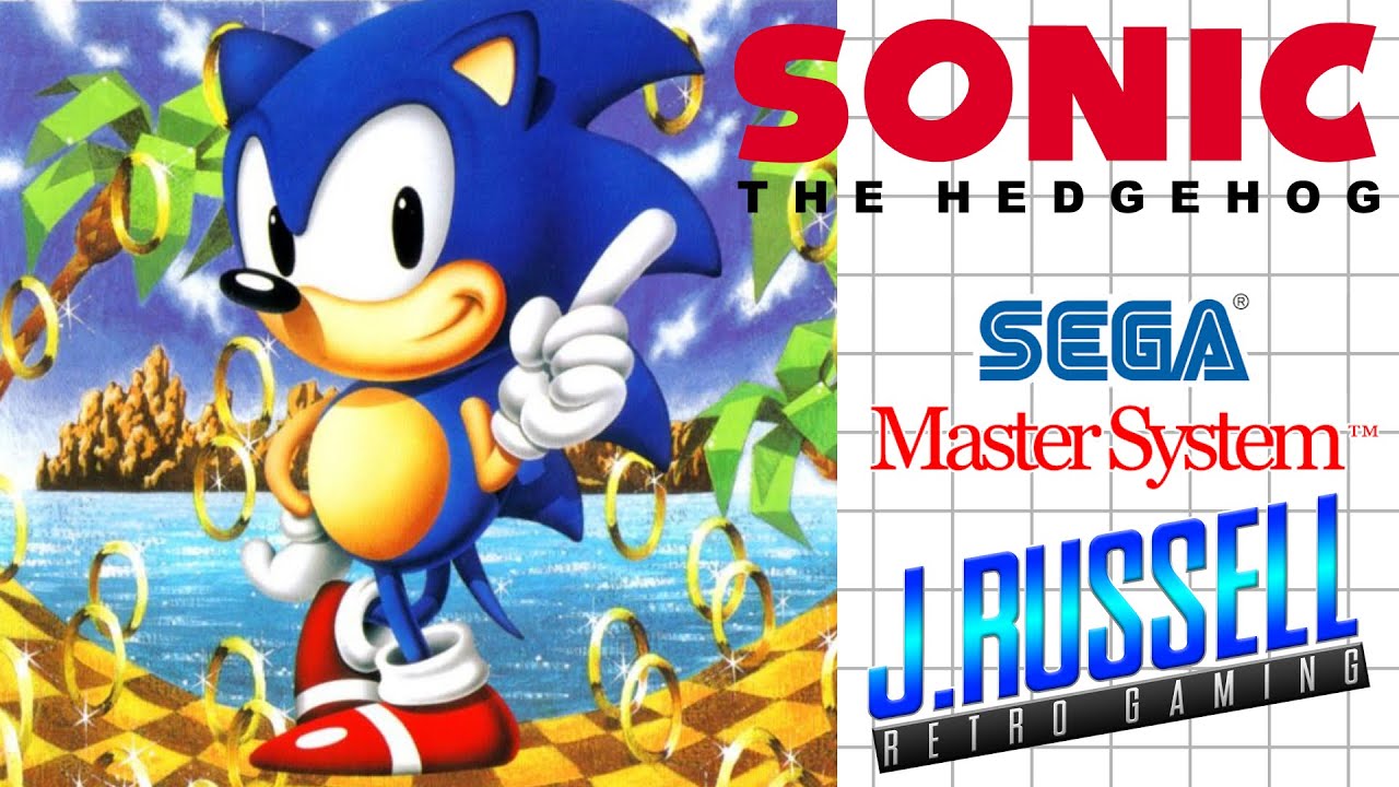 Sonic The Hedgehog  - Sega Master System II + YPbPr Output  -  PAL