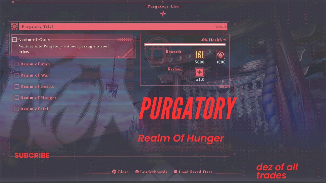 NINJA GAIDEN 4 Purgatory Realm of Hunger
