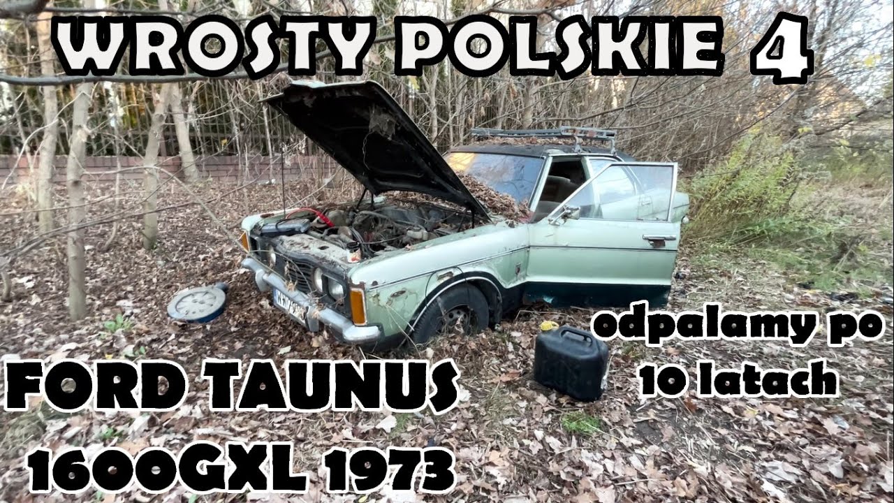 WROSTY POLSKIE 4 | Ford Taunus TC1 1600GXL - odpalanie po 10 latach w krzakach