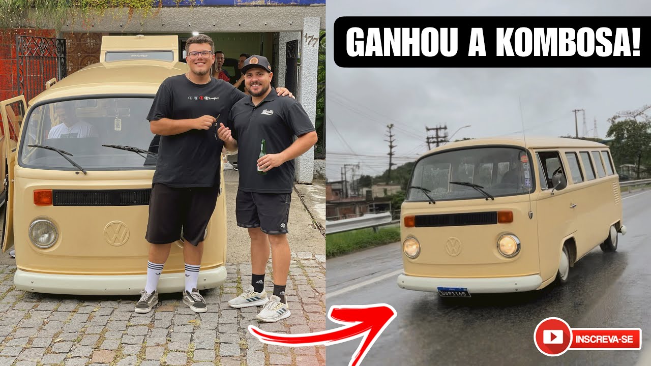 ENTREGANDO A NOSSA KOMBI PLACA PRETA PRO GANHADOR!