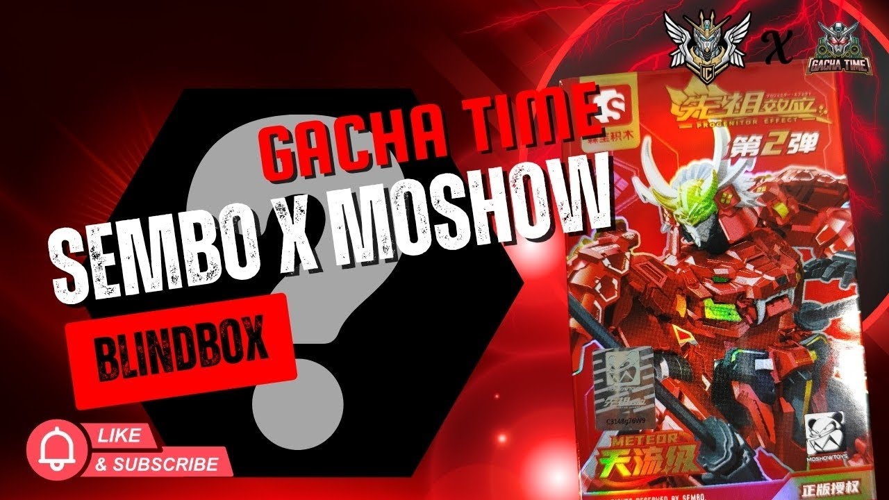 Sembo x Moshow Blind Box | Gacha Time | Speed Build | Box 1