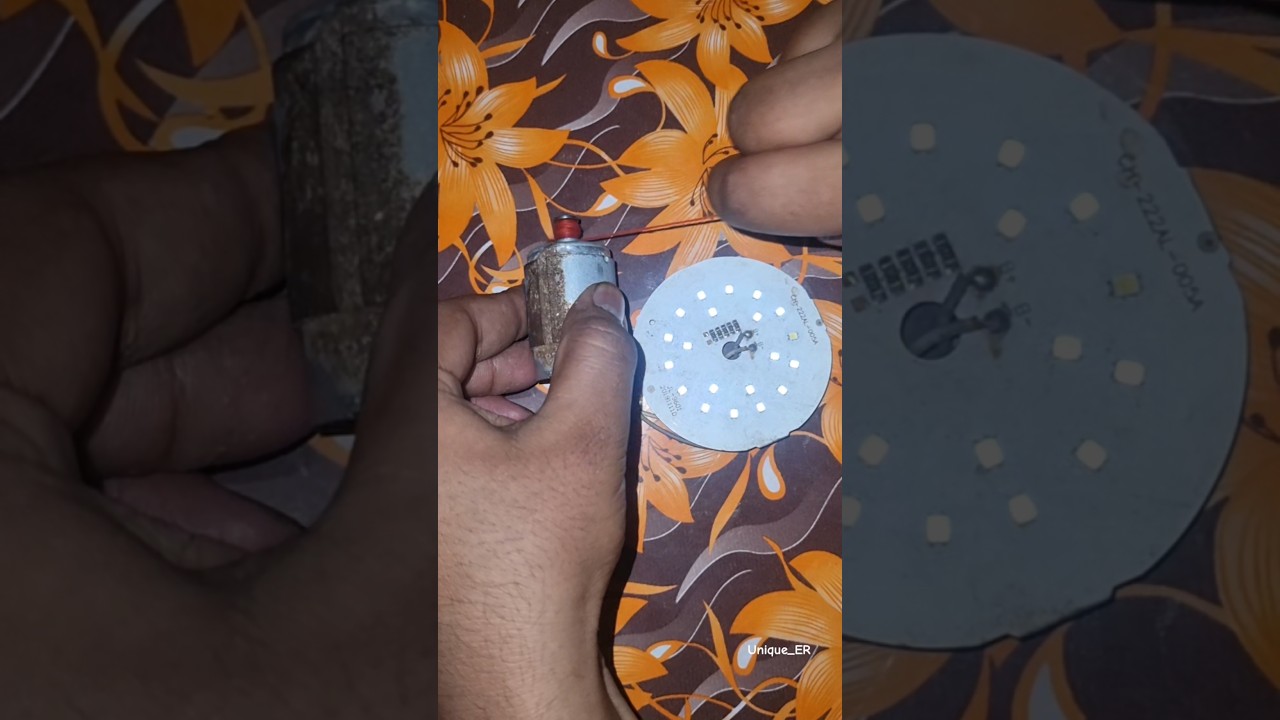 Lighting a Bulb with a DC Motor & String Pull | Free Energy Experiment!