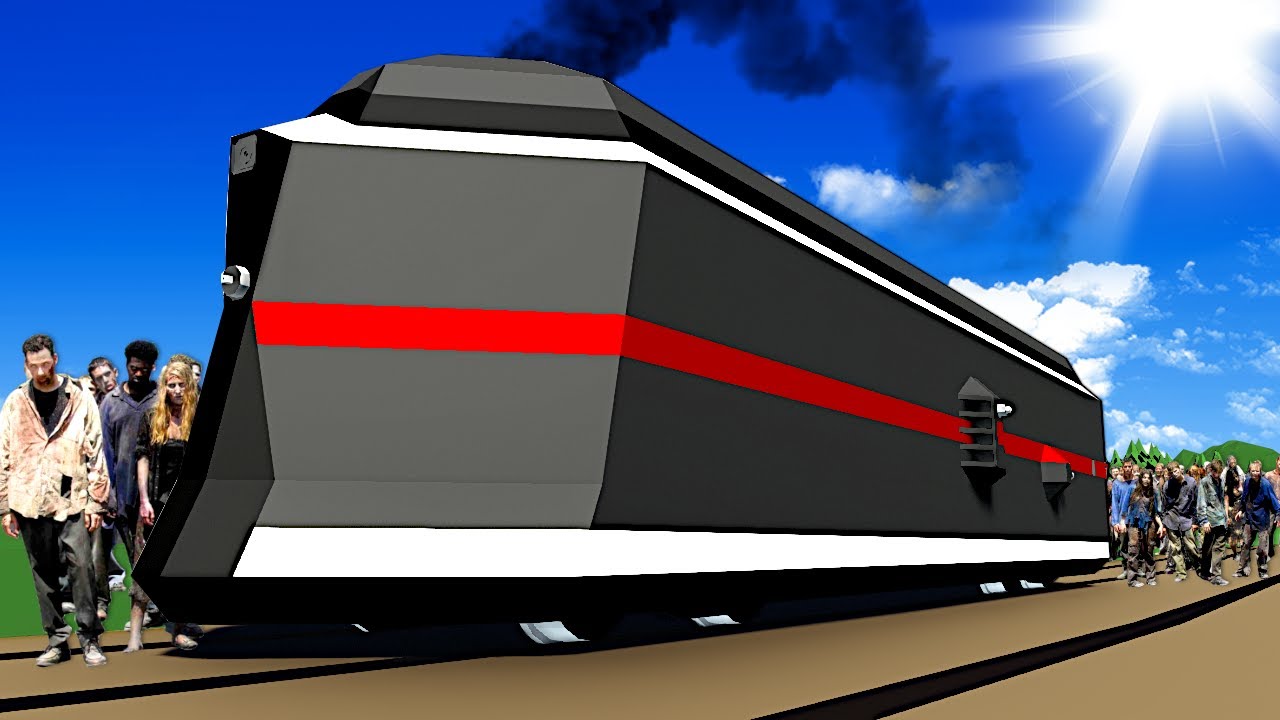 Zombie Survival on a TRAIN?! (Stormworks)