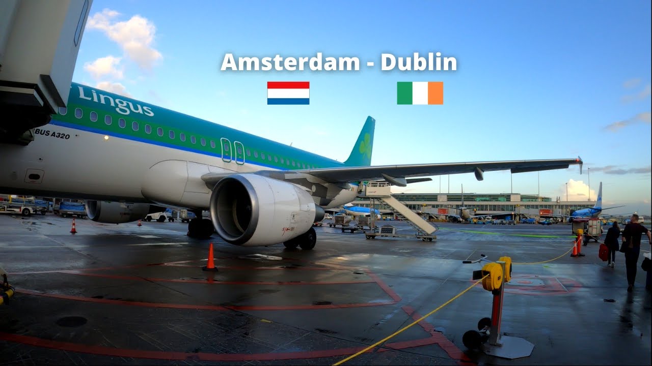 TRIP REPORT | Early morning flight to Dublin! | Aerlingus | Amsterdam - Dublin |  Airbus A320-214