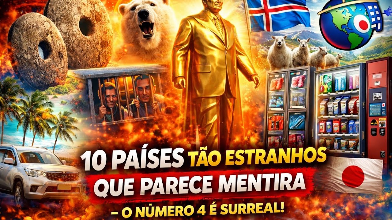10 Países Tão Estranhos Que Parece Mentira – O Número 4 É Surreal!