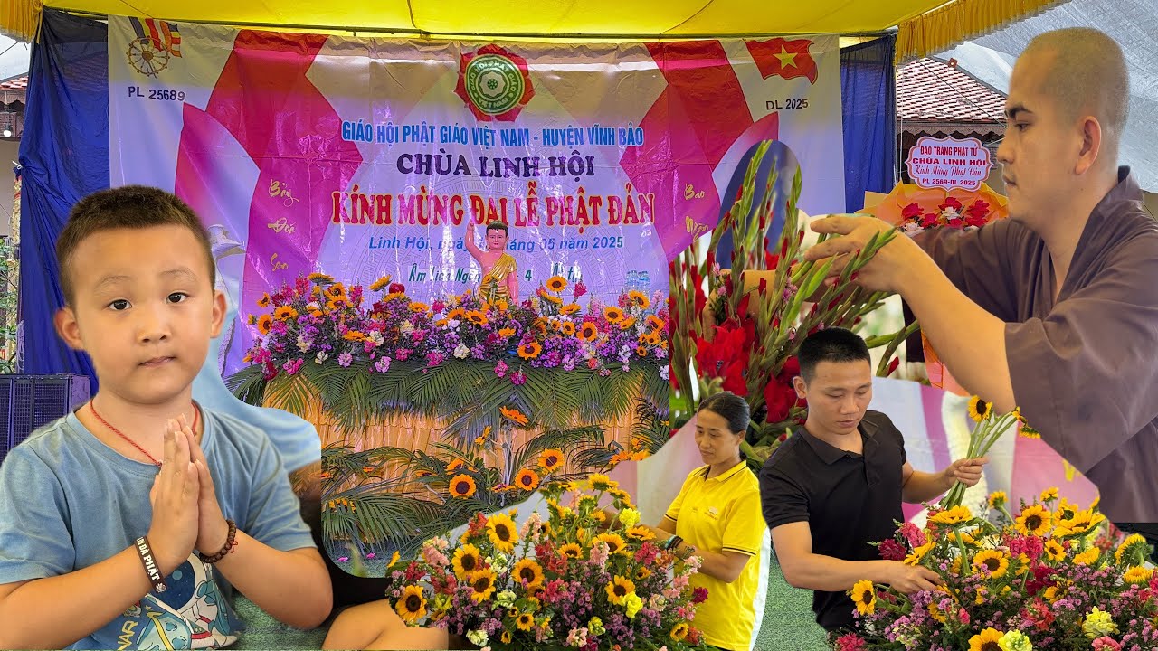 Chuẩn Bị Mừng Đại Lễ Phật Đản và Đêm Văn Nghệ Tại Chùa Quê Cũng Những Món Chay Ngon |Bếpchaythaylam