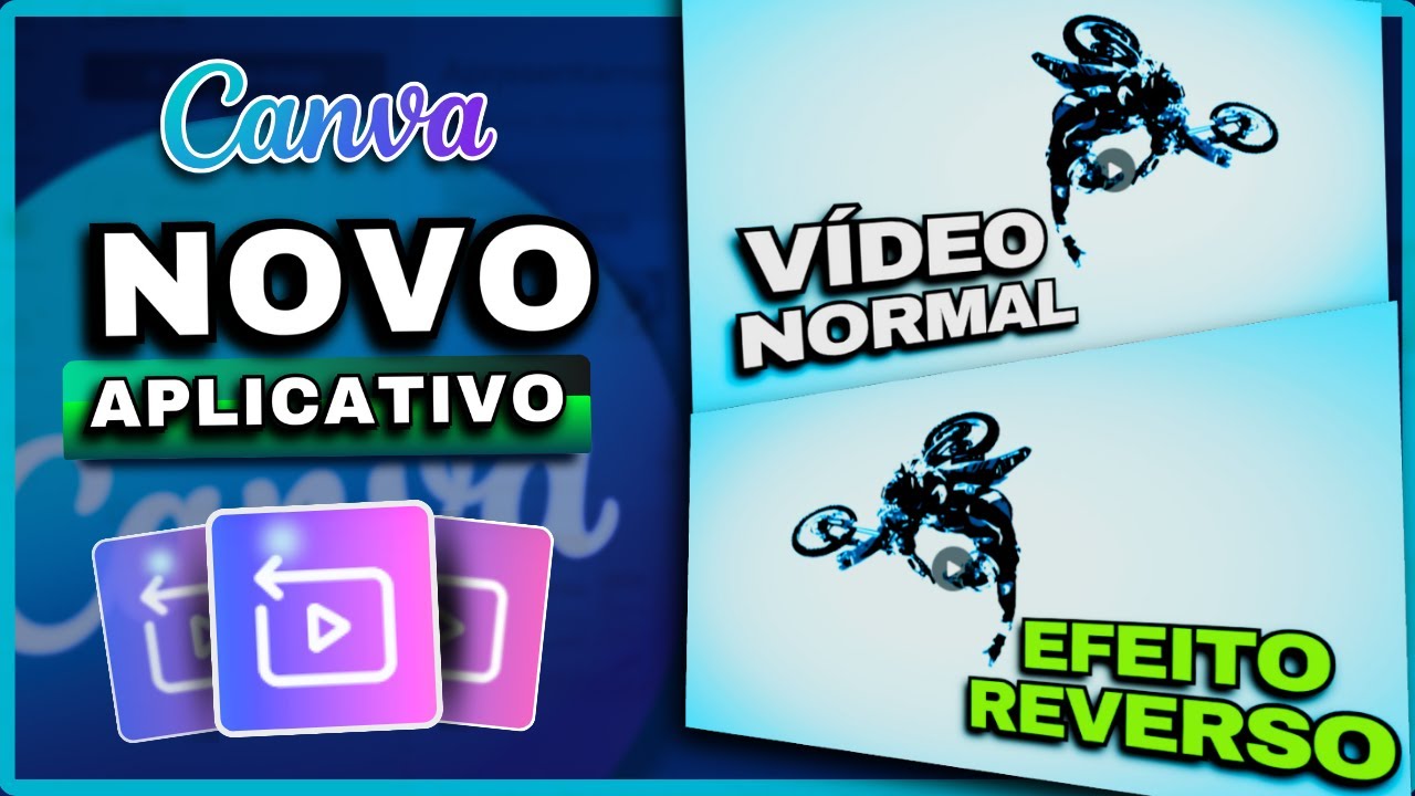 NOVO APLICATIVO EFEITO REVERSO no CANVA [FINALMENTE 😎]