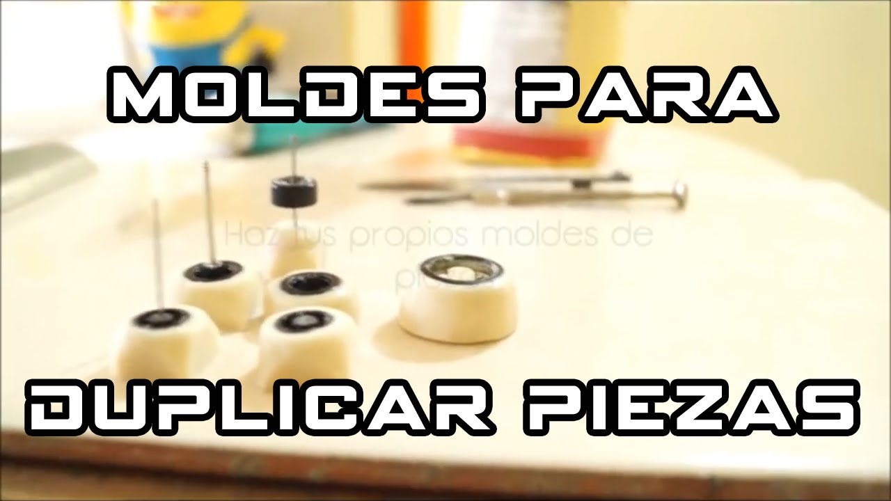 Como hacer moldes para duplicar ruedas Hot Wheels