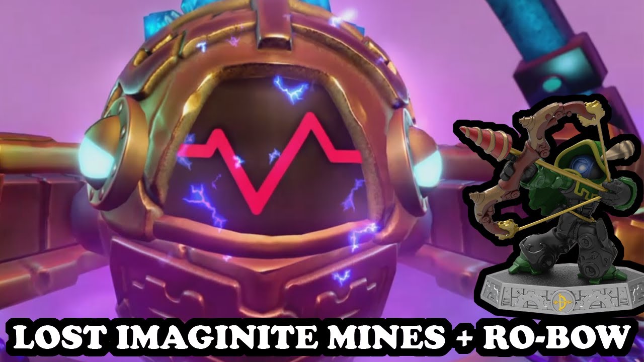 Skylanders Imaginators - Lost Imaginite Mines Level + RO-BOW GAMEPLAY - Wave 5