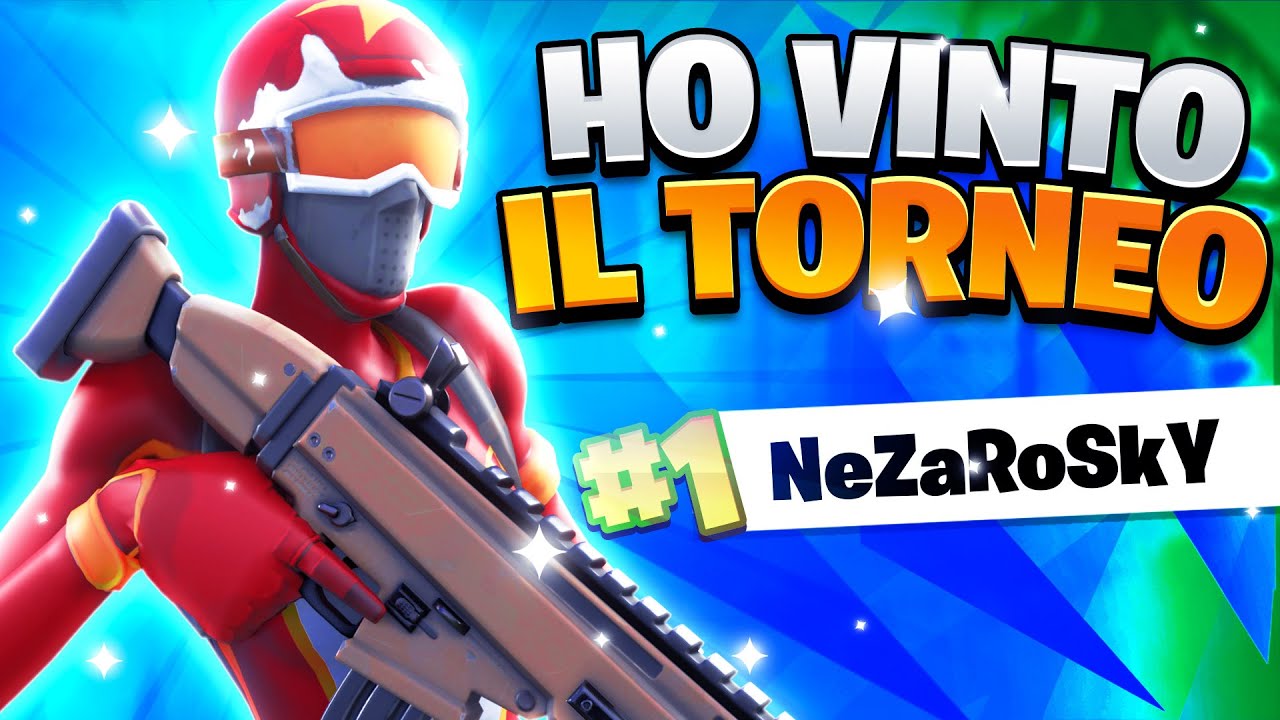 HO VINTO IL TORNEO
