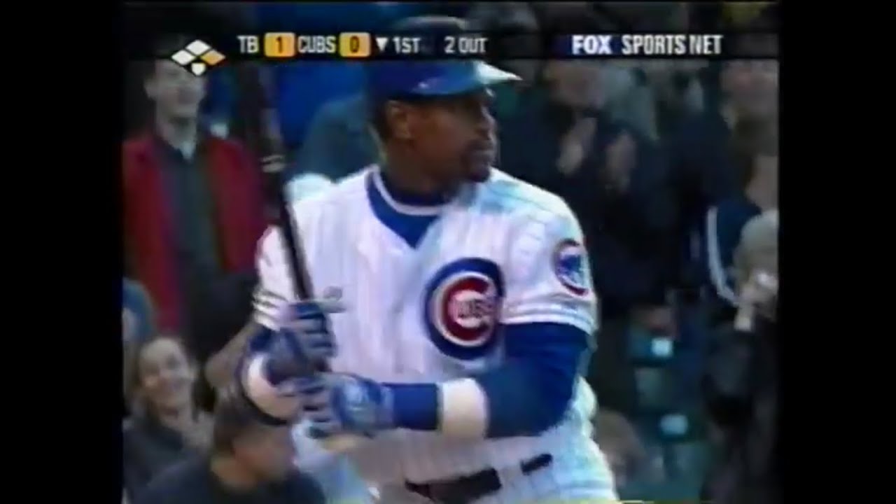 Tampa Bay Devil Rays @ Chicago Cubs - June 4, 2003 - Sammy Sosa, Rocco Baldelli, Lance Carter