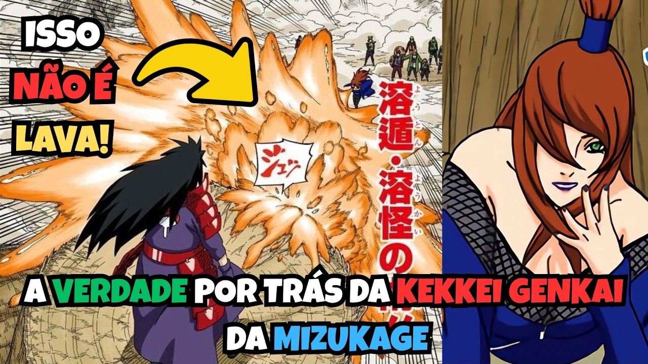 Ninguém entende a Kekkei Genkai do ESTILO DISSOLUÇÃO da MIZUKAGE!
