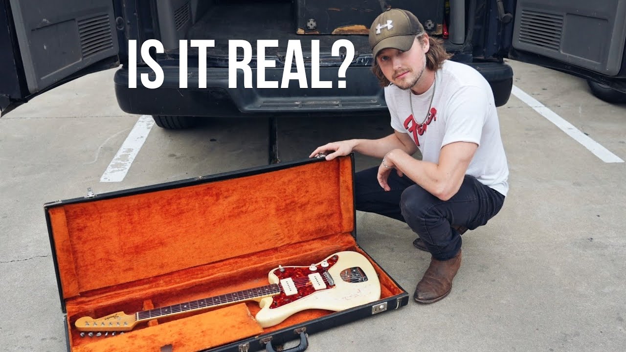 Редкая винтажная гитара Fender найдена в Форт-Уэрте, штат Техас!