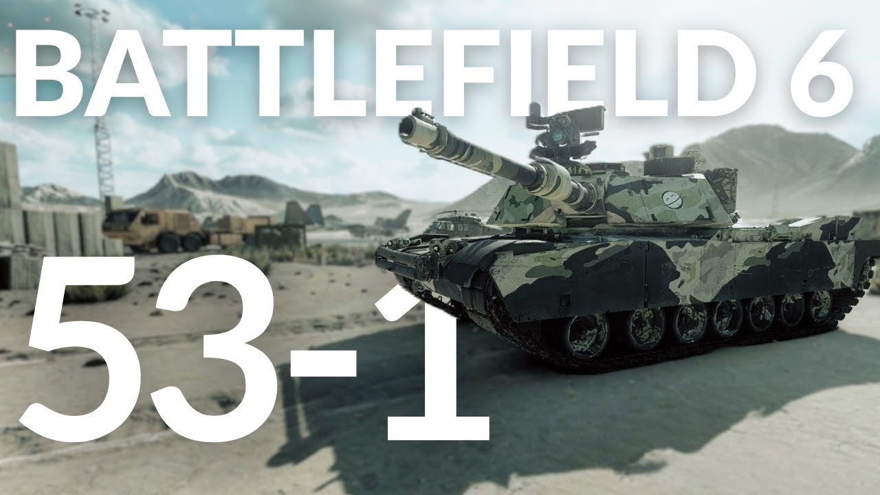 Battlefield 6 - M1A2 Abrams (Nearly) Perfect Match [53-1] - INSANE HUNT for the WORLD RECORD! 🏆