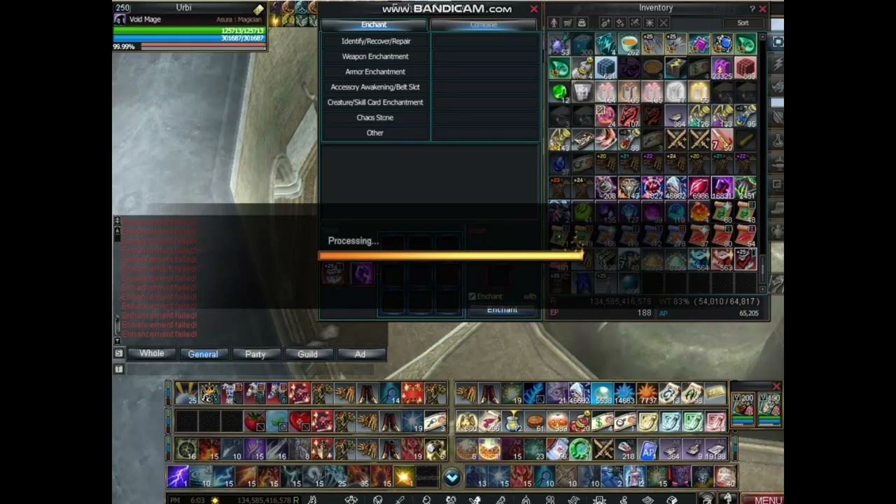 Rappelz Gambit-Ulepszanie Dragon hełmu na Infernal