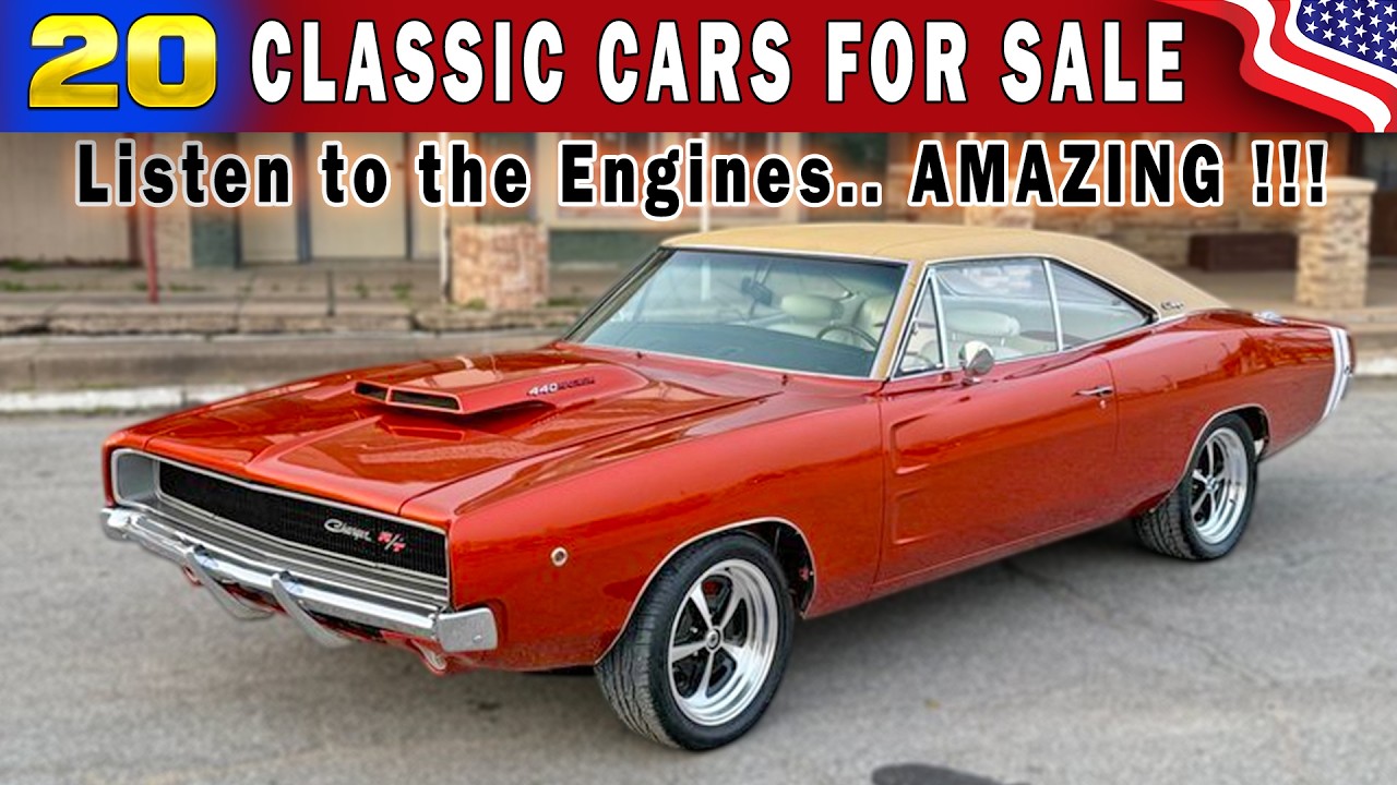 Alive Beauties ! 20 CHEAP Classic Cars For Sale Price Under Budget!