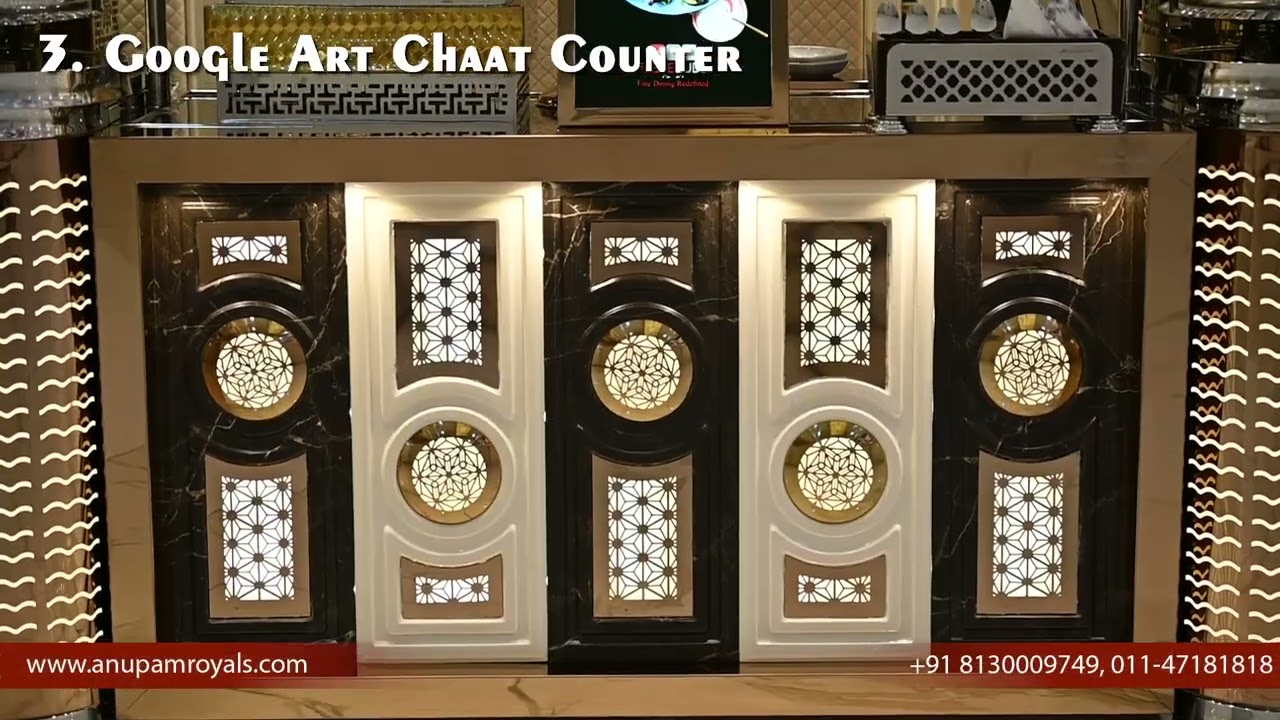BRAND NEW COLLECTION INTRODUCED OF FOLDABLE BUFFET COUNTER BY ANUPAM ROYALS