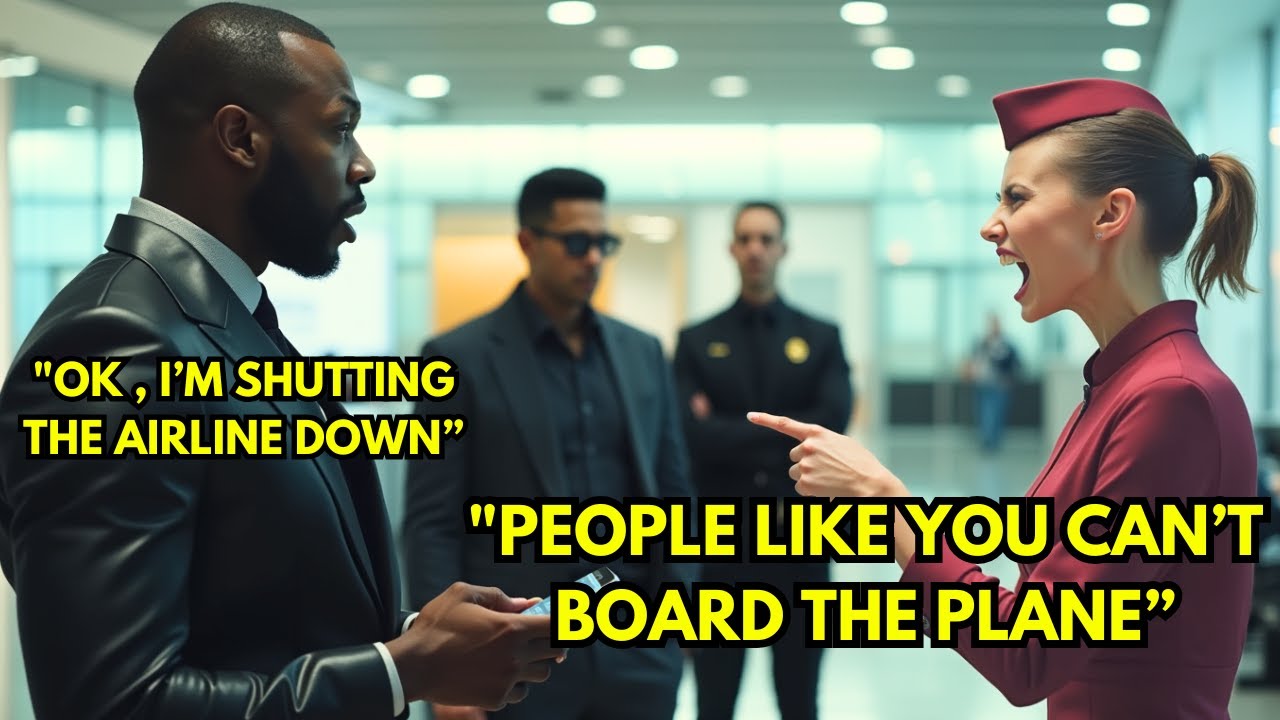 Flight Attendant Denies Black CEO First Class, One Call Later - He Shuts Down Airline! | telltales