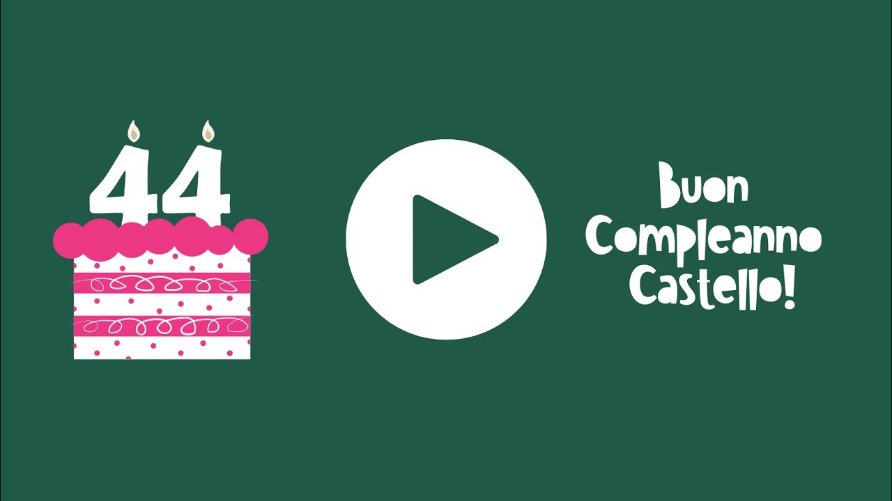 BUON COMPLEANNO CASTELLO!