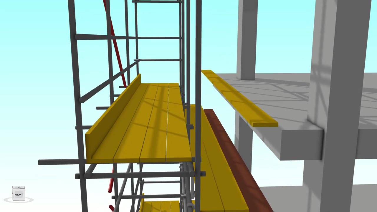 Scaffold Hop-Up Bracket Adaption animation