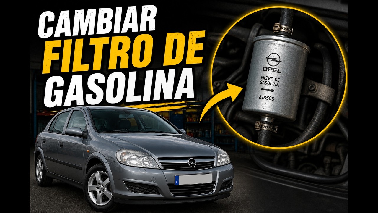 ASTRA G ✅ Cambiar el filtro de gasolina/nafta en casa 💶