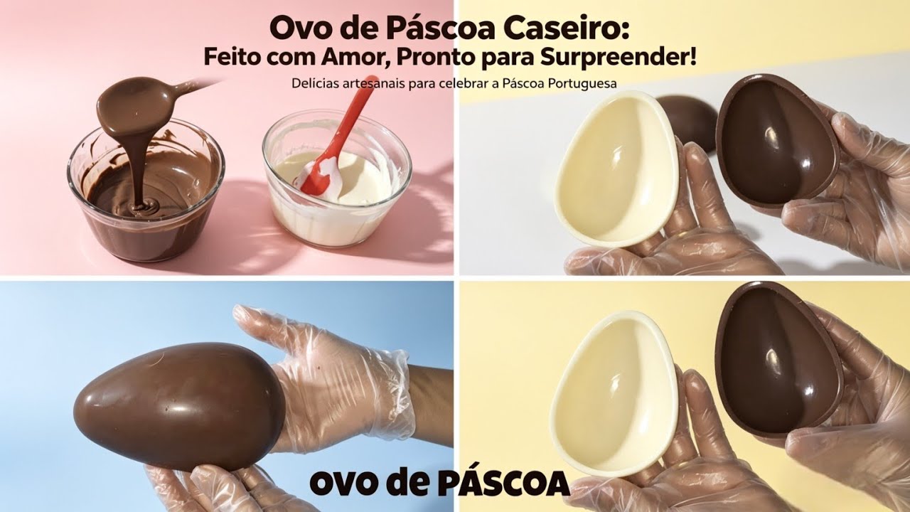 COMO FAZER OVO DE PÁSCOA CASEIRO PARA INICIANTES