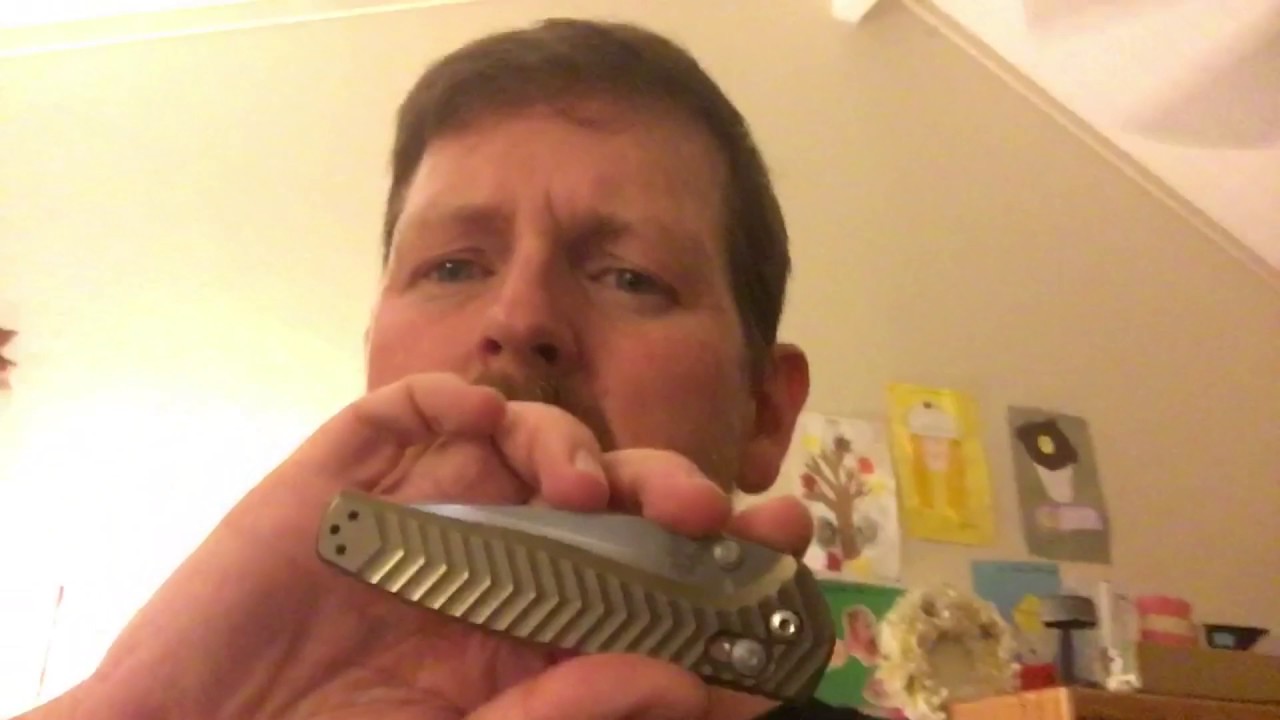 Benchmade anthem,decent knife, horrible sharpening