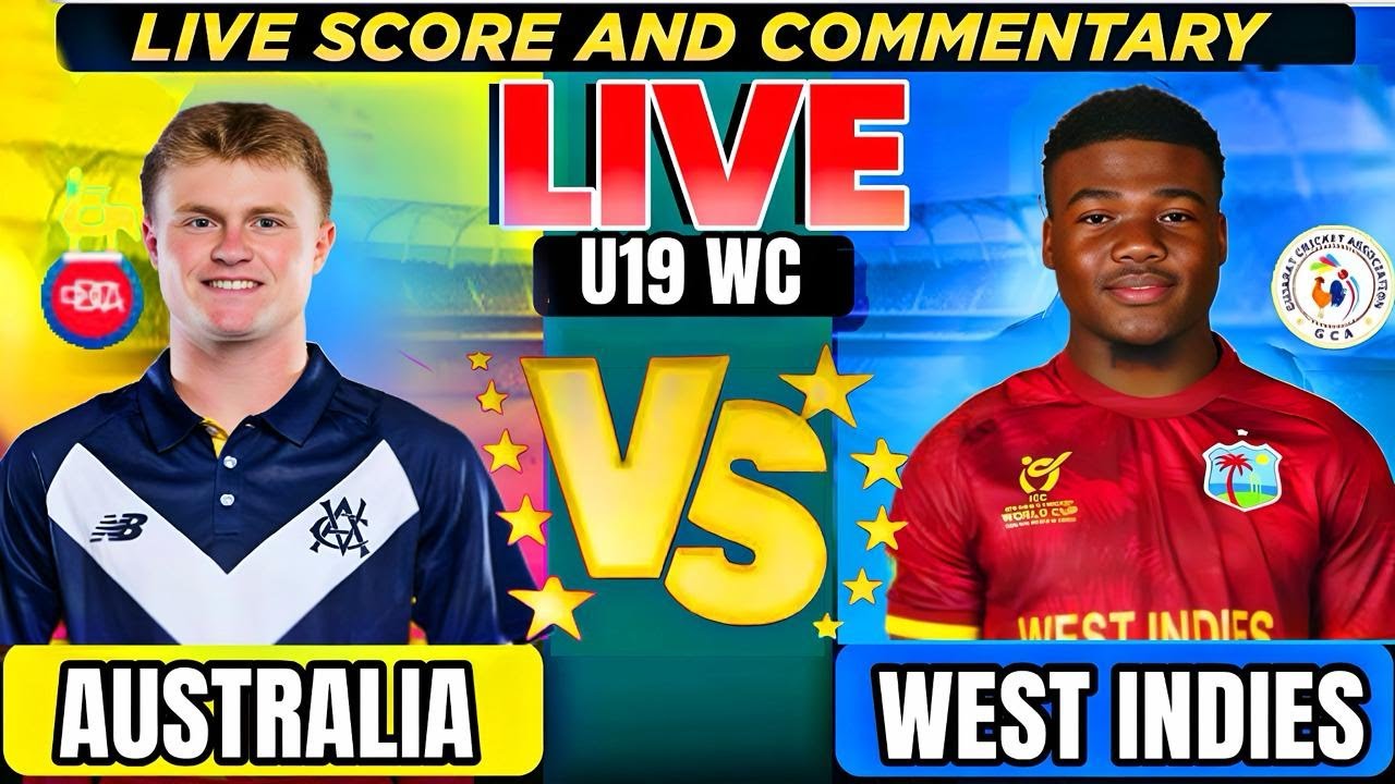 West Indies U19 VS Australia U19 , 7th Match, ICC Under 19 World Cup 2026 - SID CHANDRA