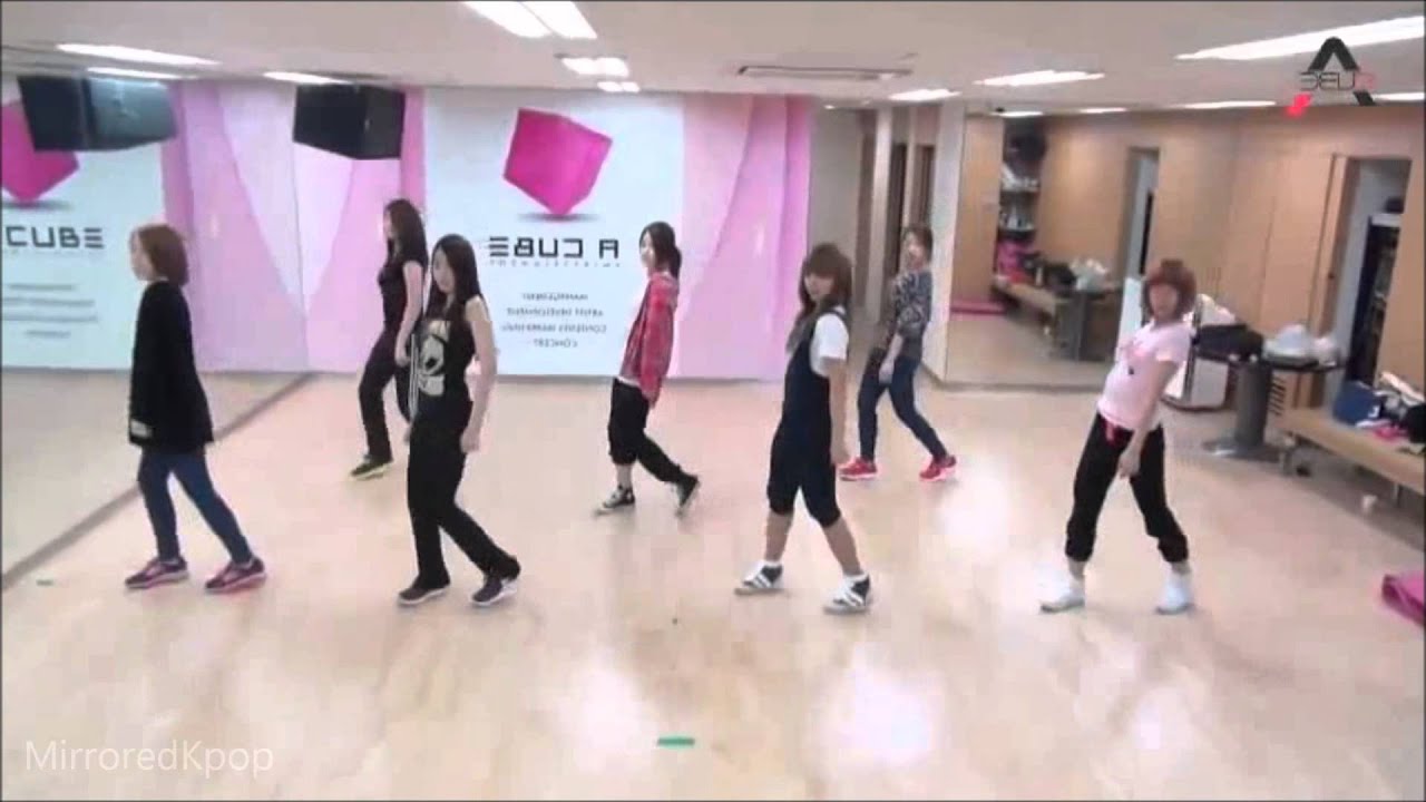 [HD] A Pink - Hush Mirrored Dance Practice