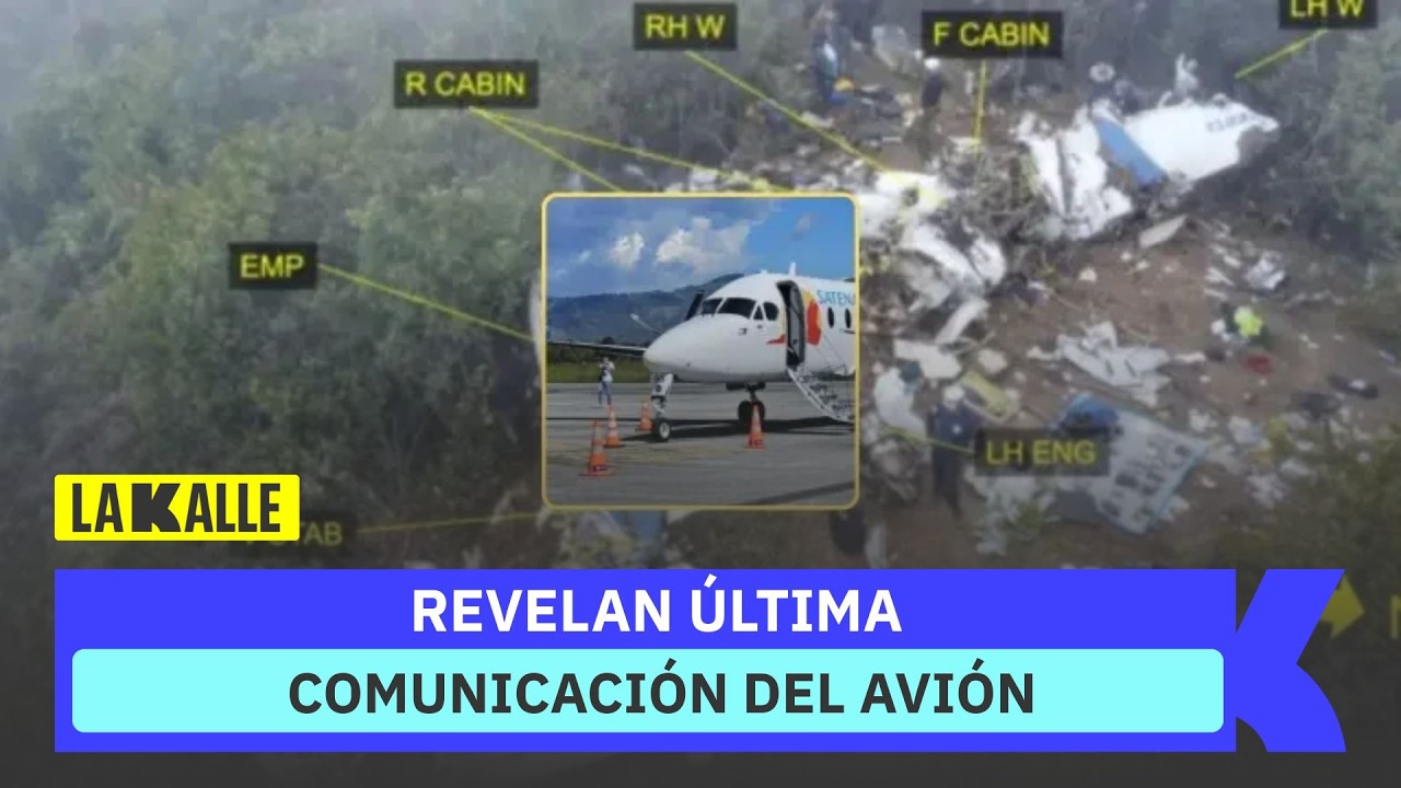 Caja negra de avión de Satena revela lo que ocurrió justo antes de caer; últimas palabras