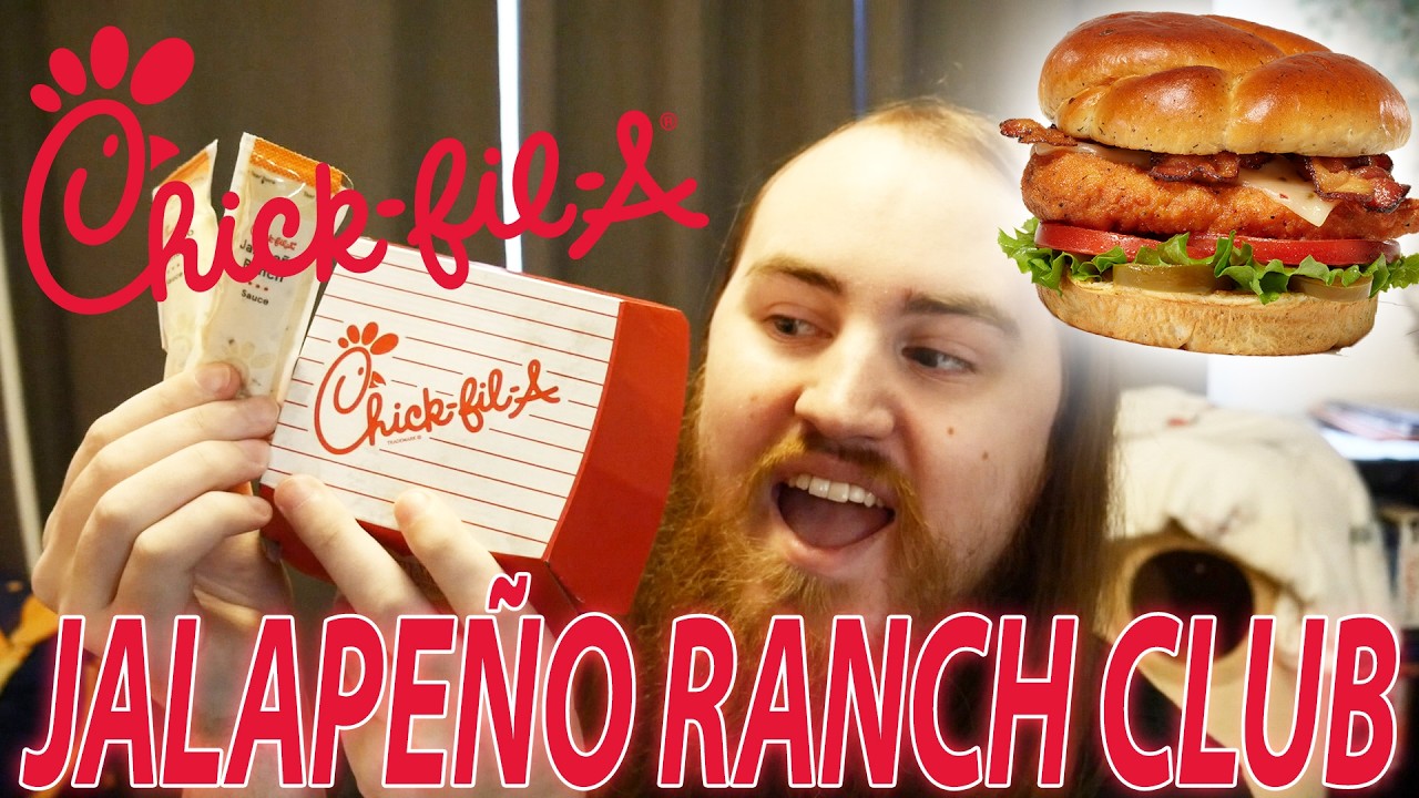 CHICK-FIL-A'S NEW SPICY JALAPEÑO RANCH CLUB SANDWICH REVIEW